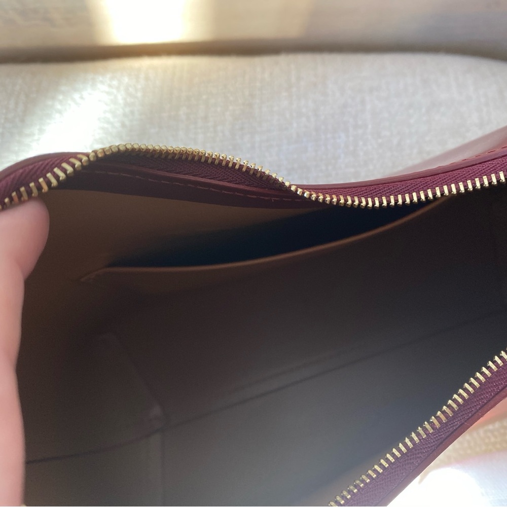 SOLD | NWOT Mansur Gavriel burgundy red leather handle bag - Picture 5 of 11